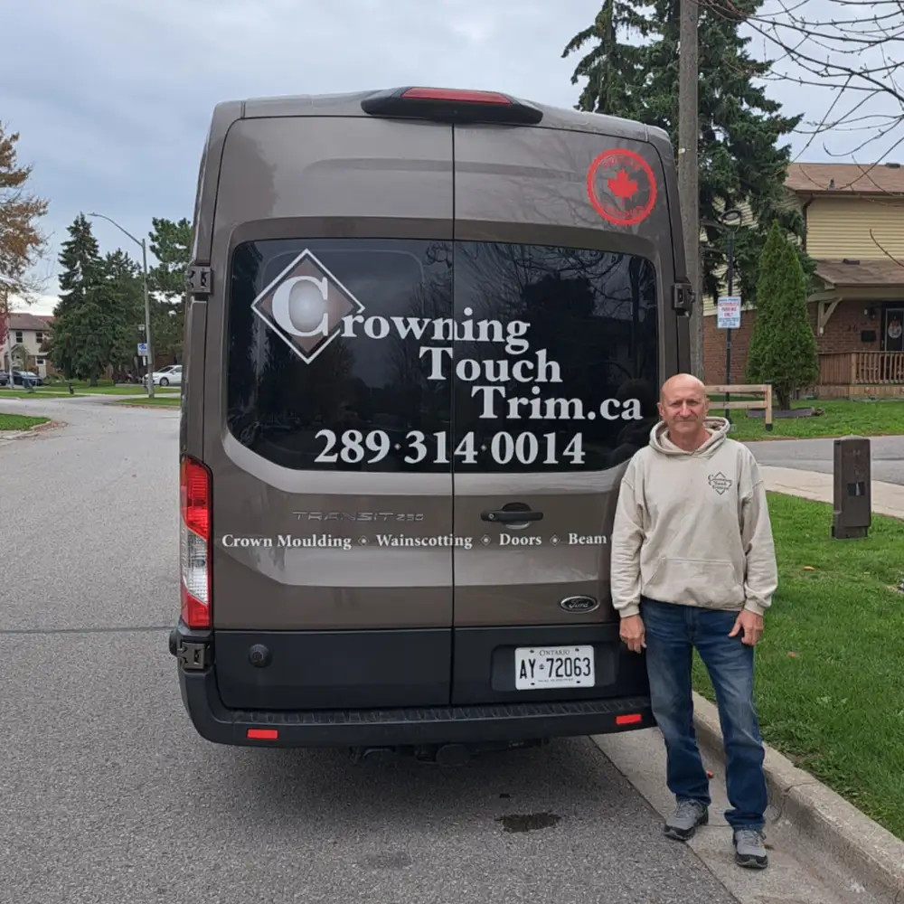 Photo of Paul Ward: Master finished Carpenter, with his truck